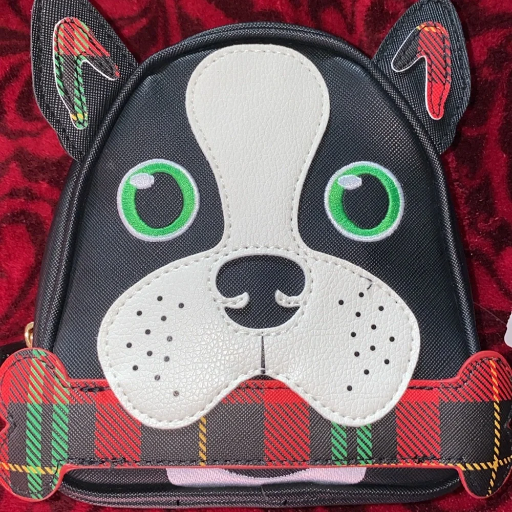 Bath & Body Works Boston Terrier Dog Cosmetic Bag NWT French Bulldog Pouch